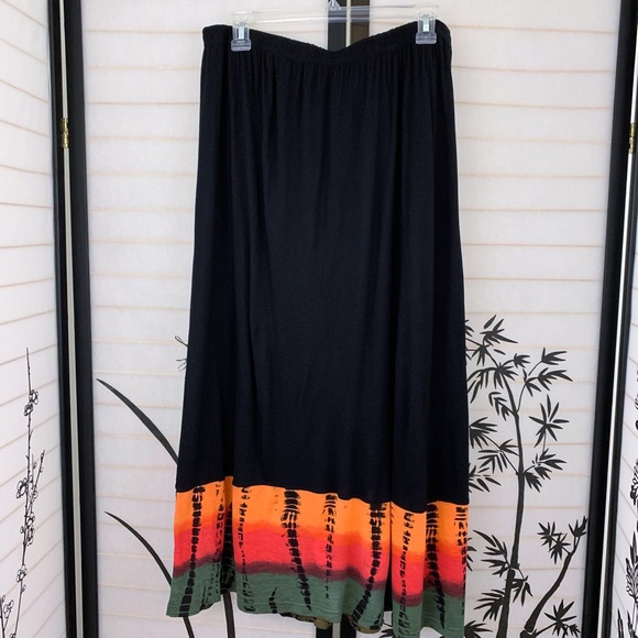 Parsley & Sage Dresses & Skirts - Parsley & Sage Maxi Skirt Sz XXL Tie Dye Boho